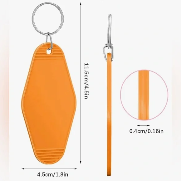 3/$9 Basic Witch Black Motel Keychain | Spooky Cute Gift | Goth Witchy - Picture 6 of 6